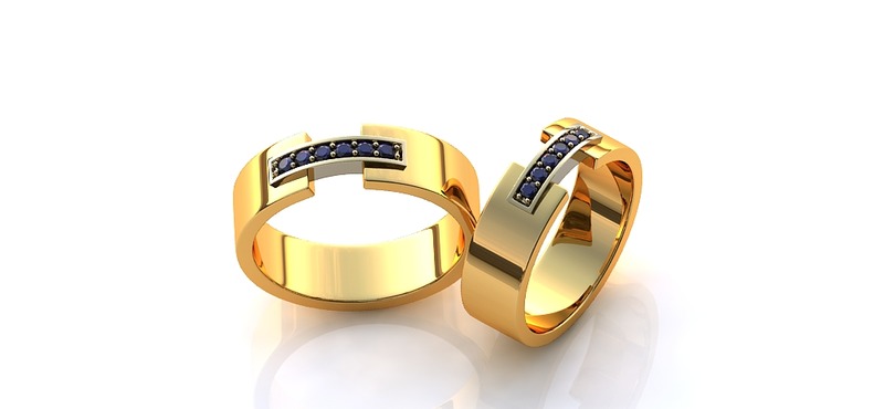Второе обручальное кольцо в подарок  в Адамас